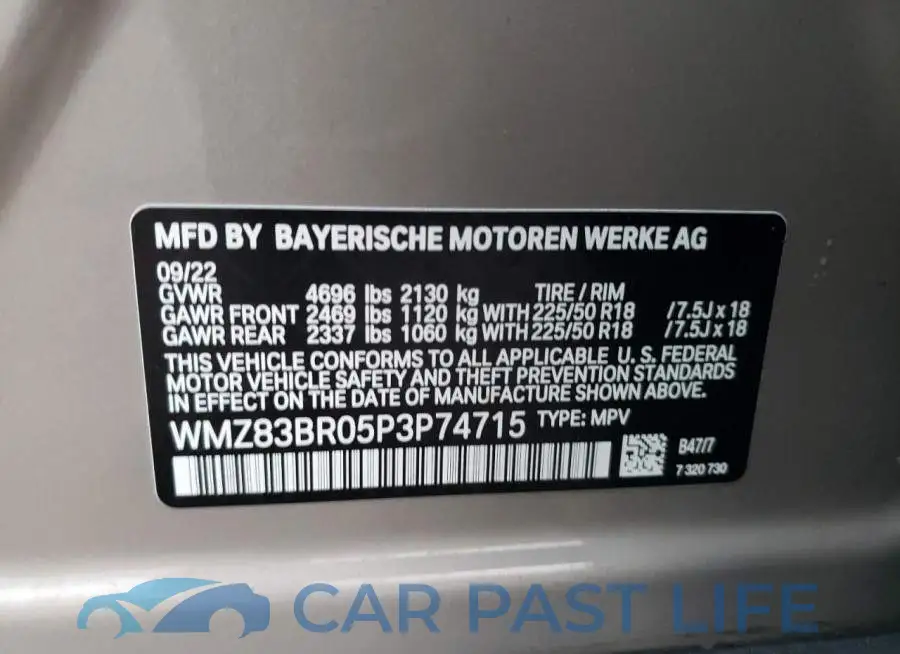 WMZ83BR05P3P74715# 12