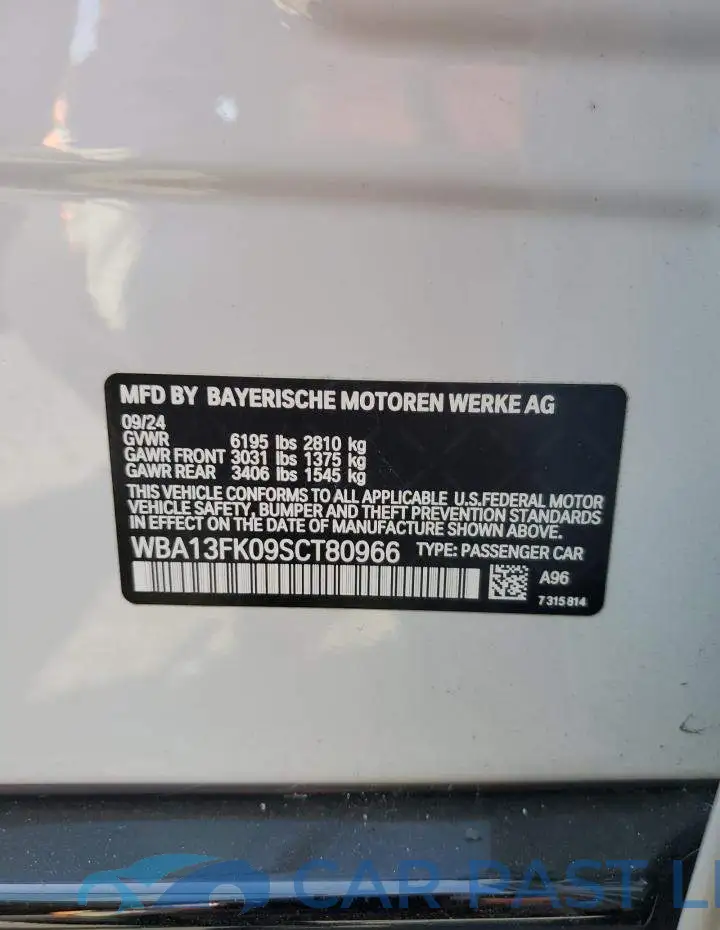 WBA13FK09SCT80966# 12