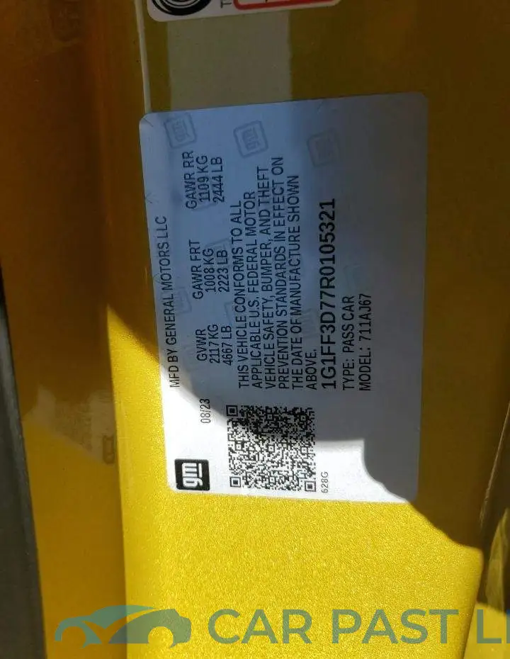 1G1FF3D77R0105321# 13