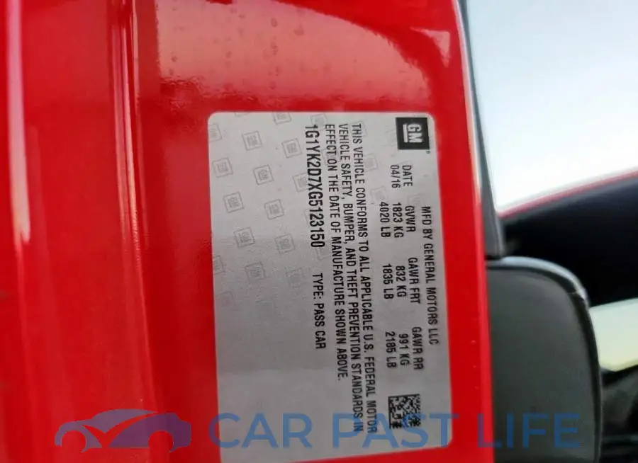 1G1YK2D7XG5123150# 13