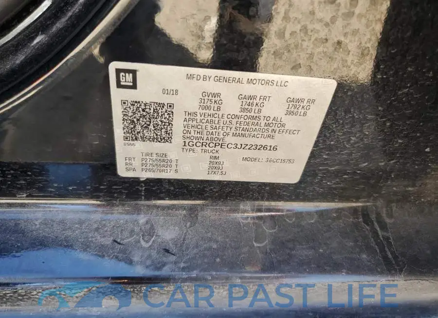 1GCRCPEC3JZ232616# 12
