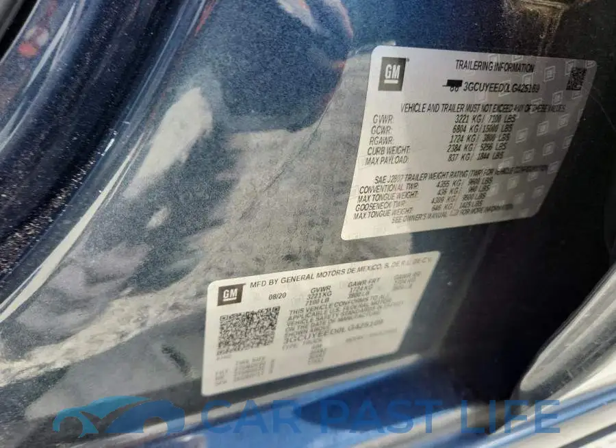 3GCUYEED0LG425169# 13