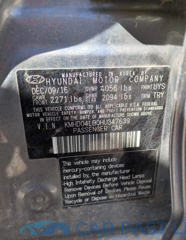 KMHD04LB0HU347639# 12
