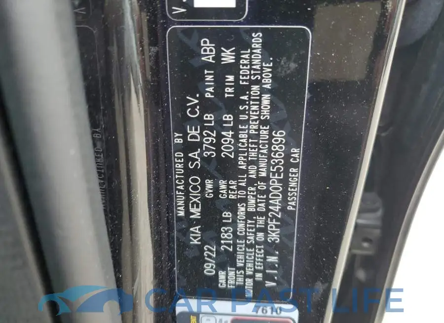 3KPF24AD0PE536896# 12