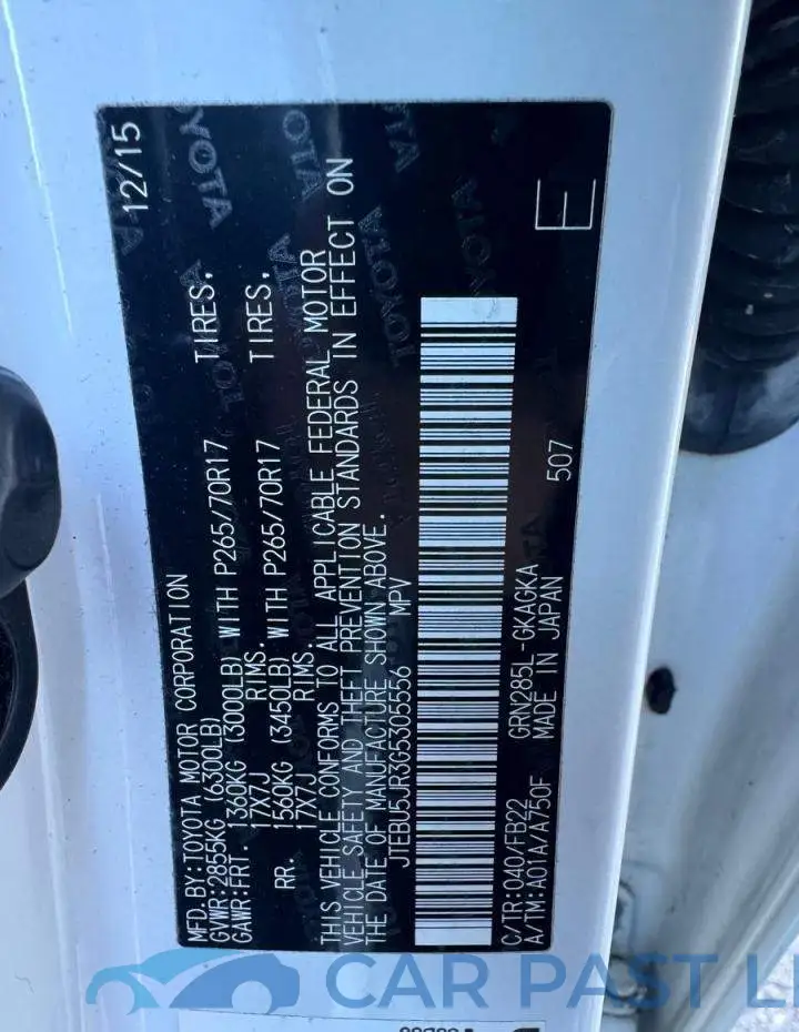 JTEBU5JR3G5305556# 11
