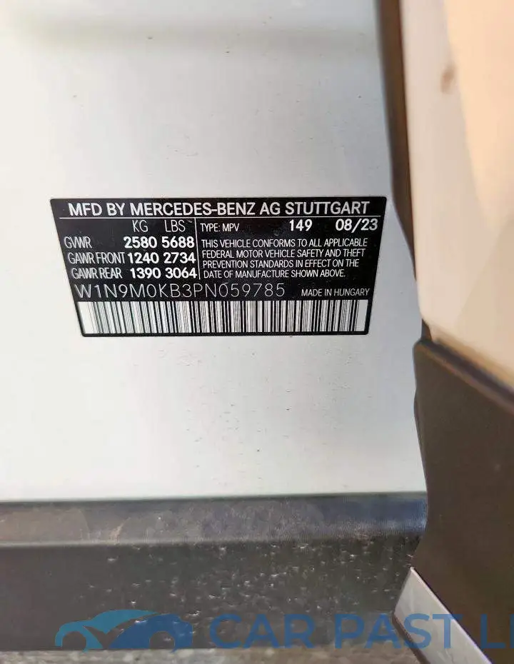 W1N9M0KB3PN059785# 13