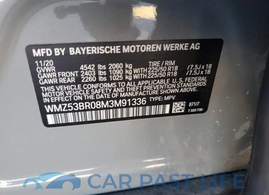 WMZ53BR08M3M91336# 12