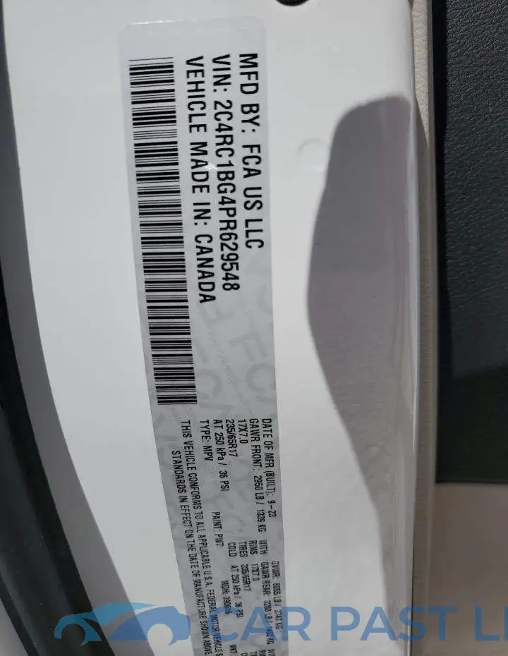 2C4RC1BG4PR629548# 13