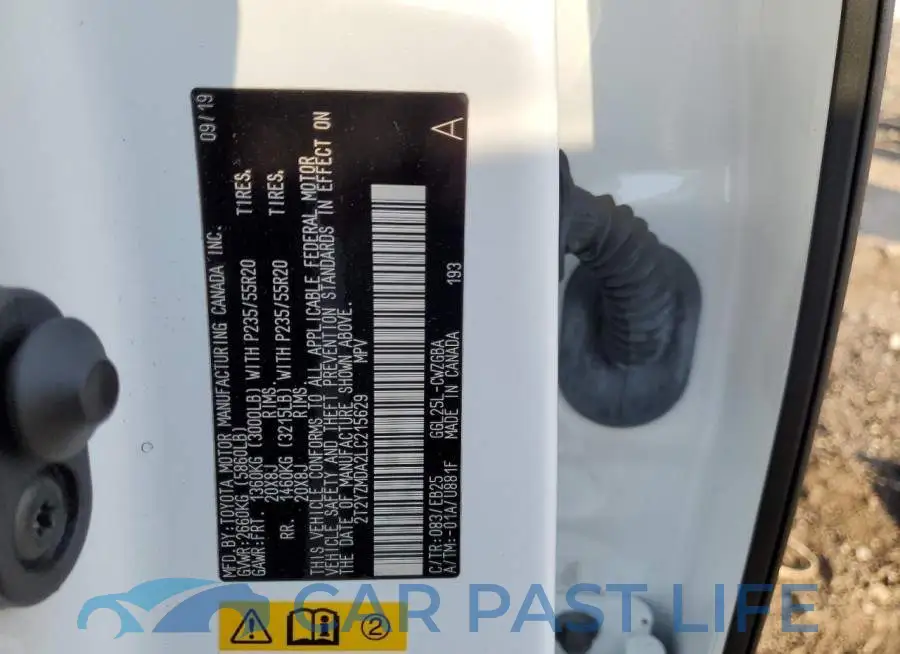 2T2YZMDA2LC215629# 13