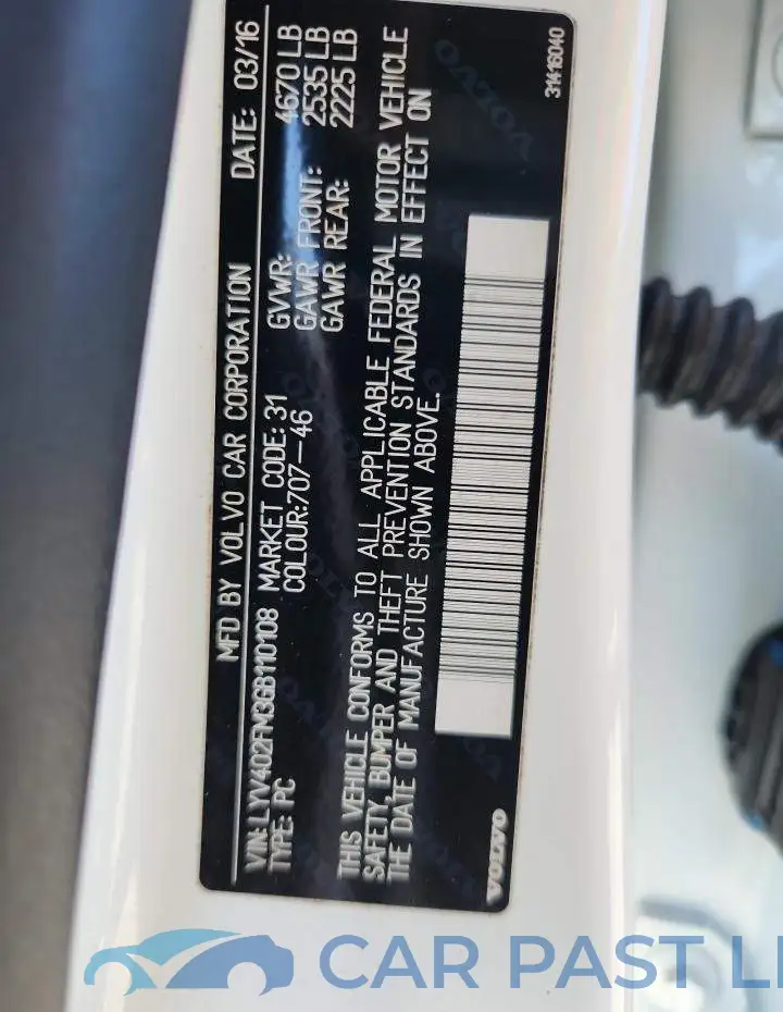 LYV402FM3GB110108# 12