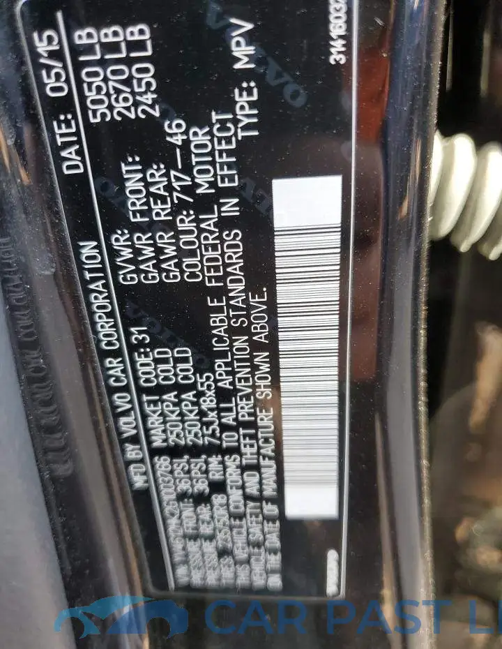YV4612HK2G1003766# 12