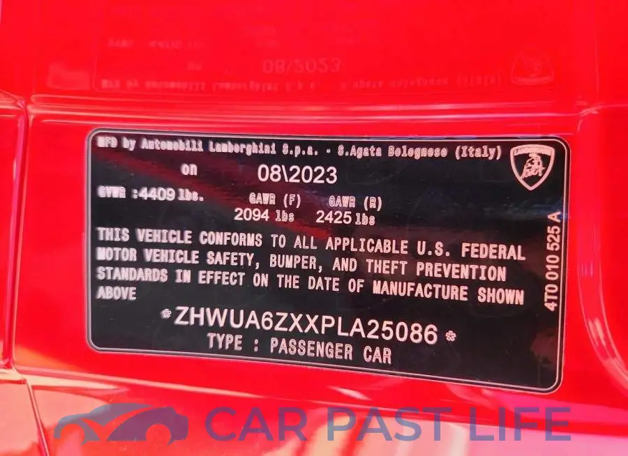ZHWUA6ZXXPLA25086# 12