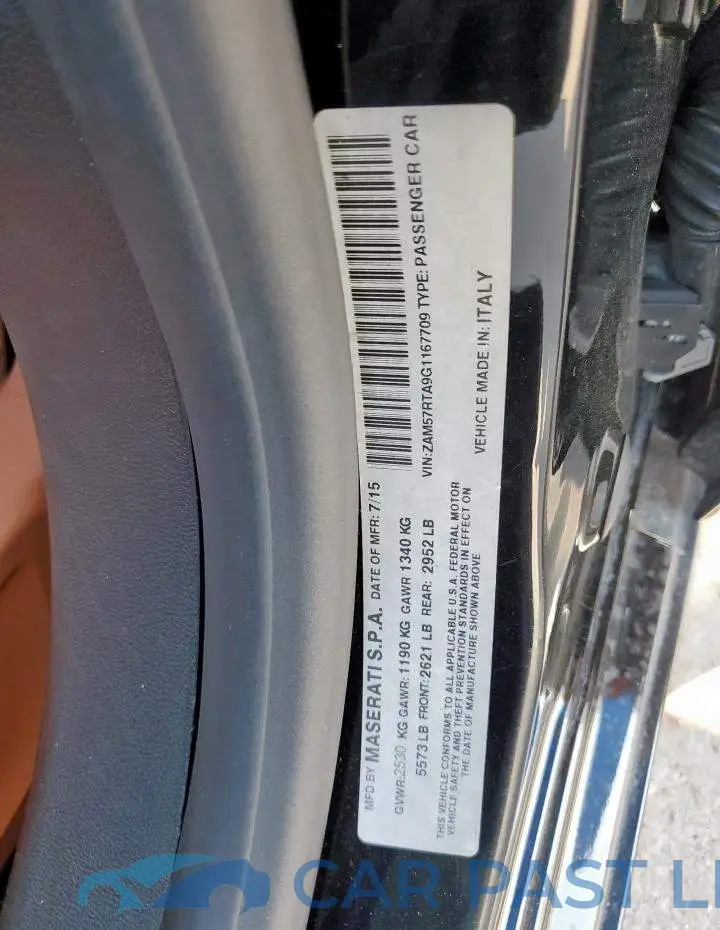 ZAM57RTA9G1167709# 12