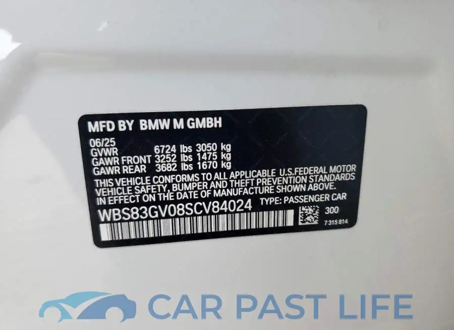 WBS83GV08SCV84024# 13