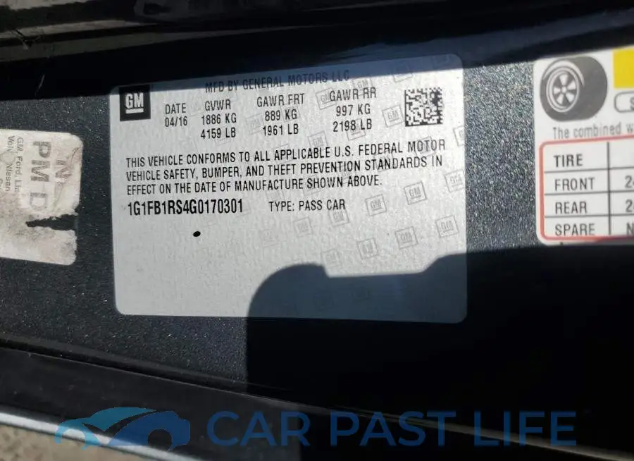 1G1FB1RS4G0170301# 12
