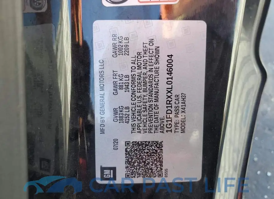 1G1FD1RXXL0146004# 12