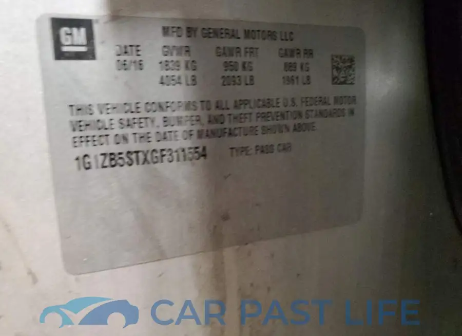 1G1ZB5STXGF311554# 12