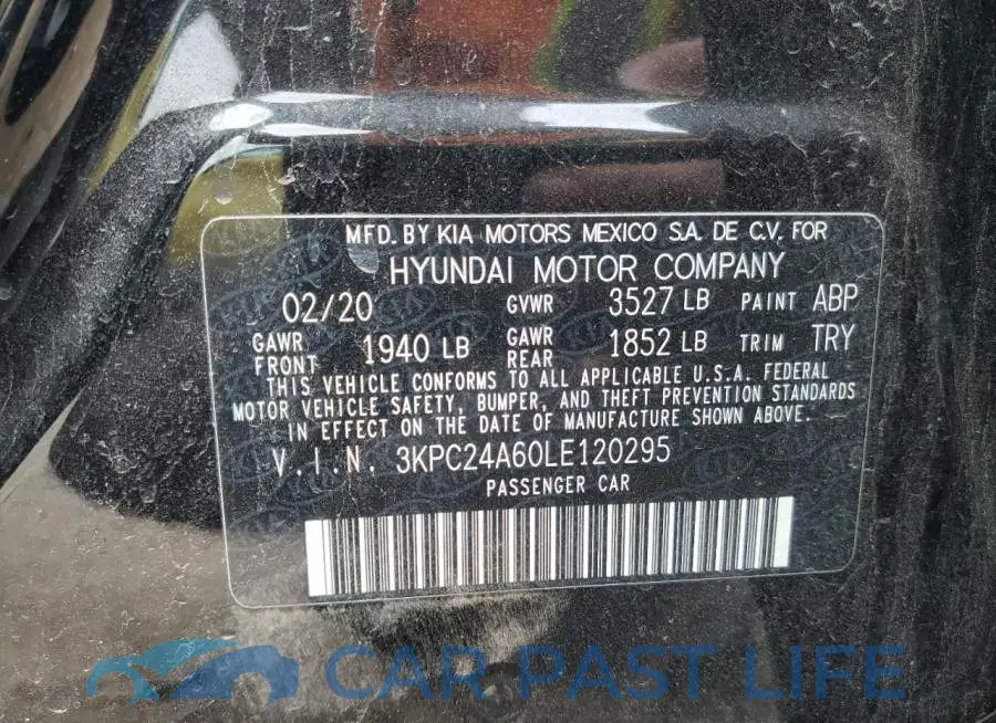 3KPC24A60LE120295# 12