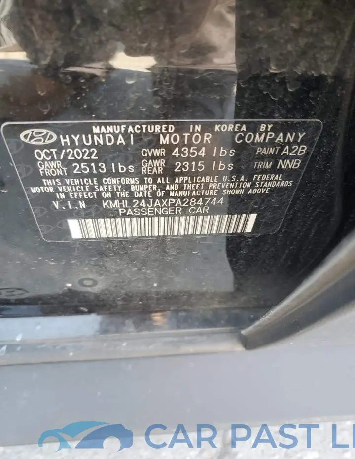 KMHL24JAXPA284744# 12