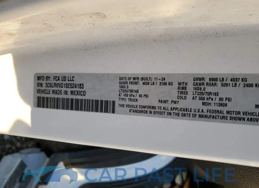 3C6LRVVG1SE524183# 13