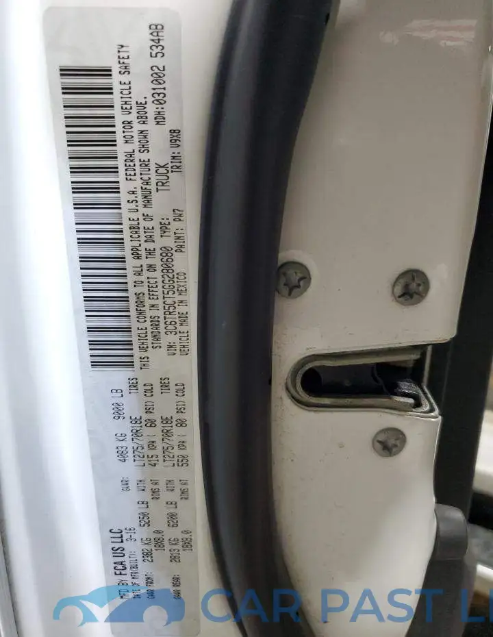 3C6TR5CT5GG280680# 12