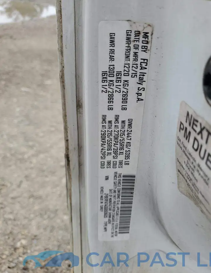 ZFBERFAT4G6B69605# 12