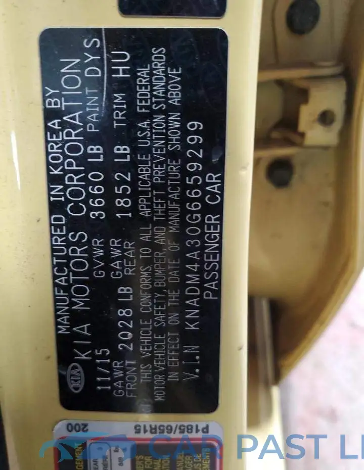 KNADM4A30G6659299# 14