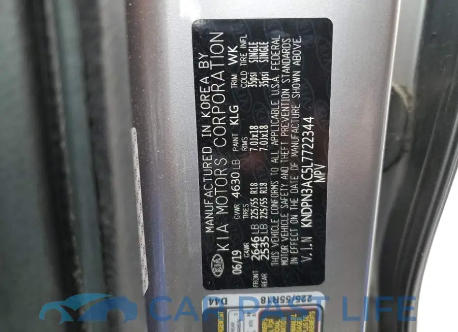 KNDPN3AC5L7722344# 14