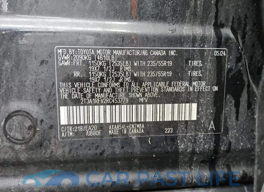 2T3A1RFV2RC453779# 13