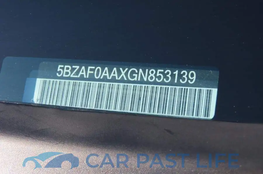 5BZAF0AAXGN853139# 10