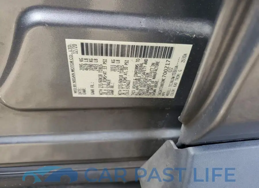 5N1AT3BB1MC700217# 13
