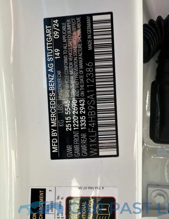 W1KLF4HB9SA112386# 10