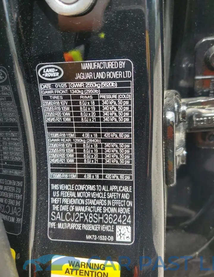 SALCJ2FX8SH362424# 13