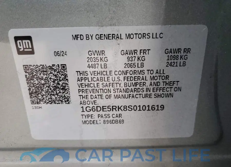 1G6DE5RK8S0101619# 12