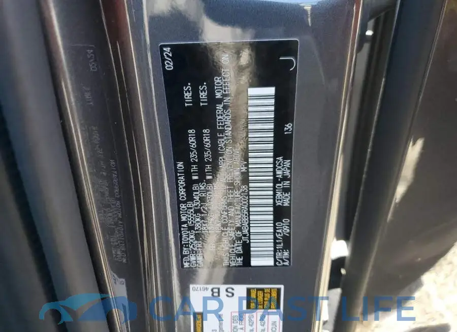 JTJABABB5RA002138# 14