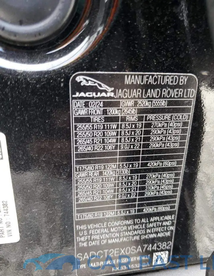 SADCT2EX0SA744382# 13