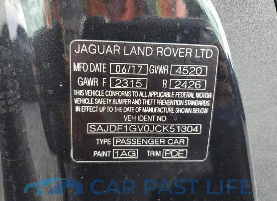 SAJDF1GV0JCK51304# 13