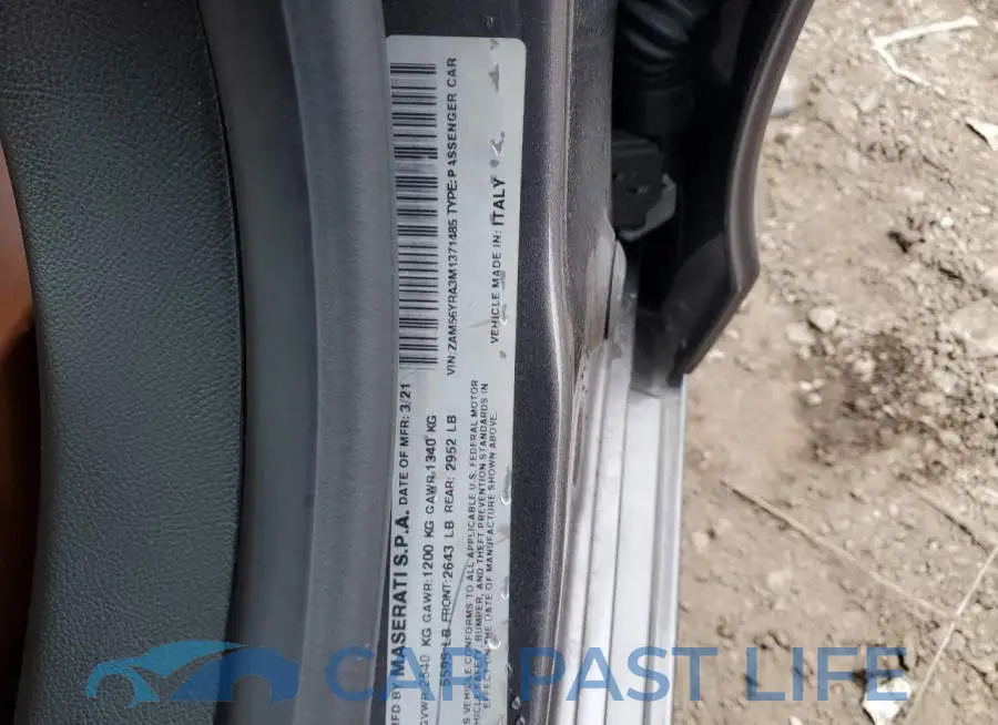 ZAM56YRA3M1371485# 12