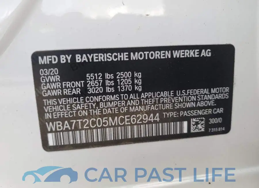 WBA7T2C05MCE62944# 12
