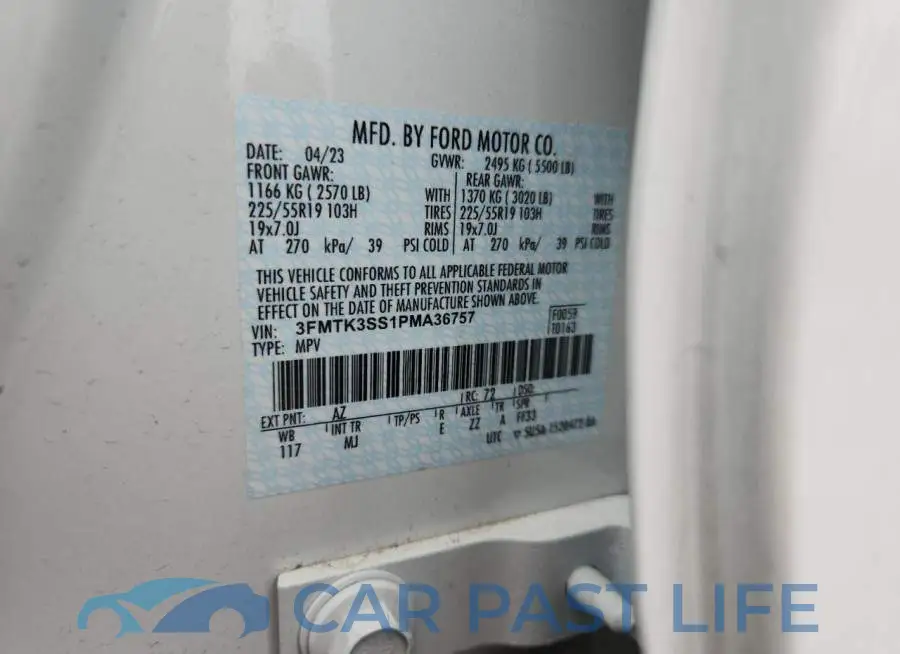 3FMTK3SS1PMA36757# 12