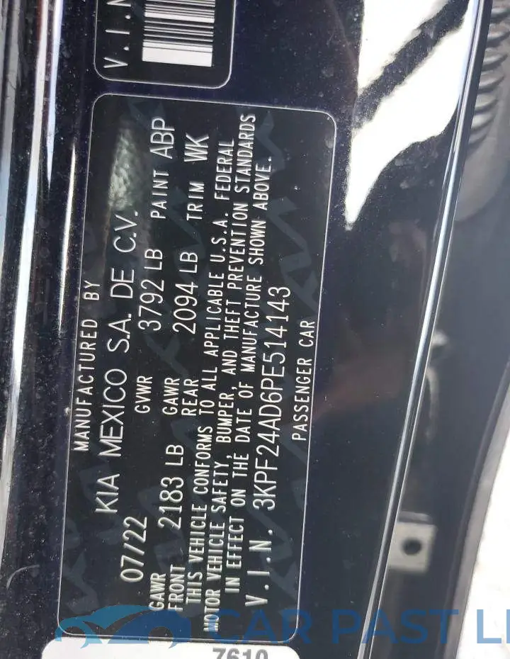3KPF24AD6PE514143# 12