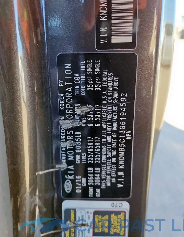 KNDMB5C13G6194592# 13