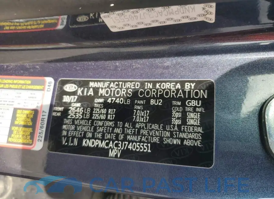 KNDPMCAC3J7405551# 13