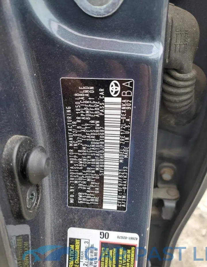 5YFBURHE0JP810687# 12