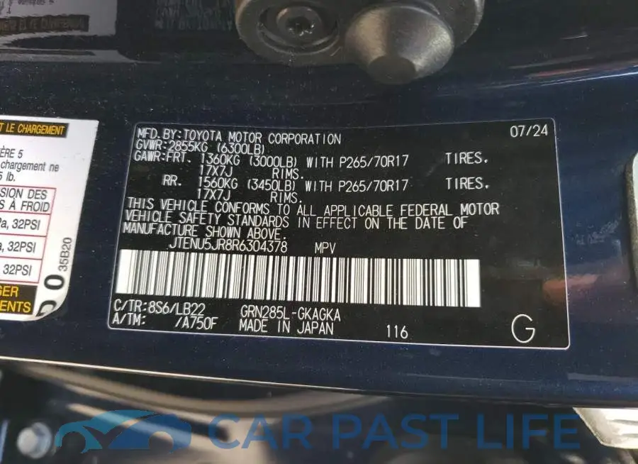 JTENU5JR8R6304378# 13