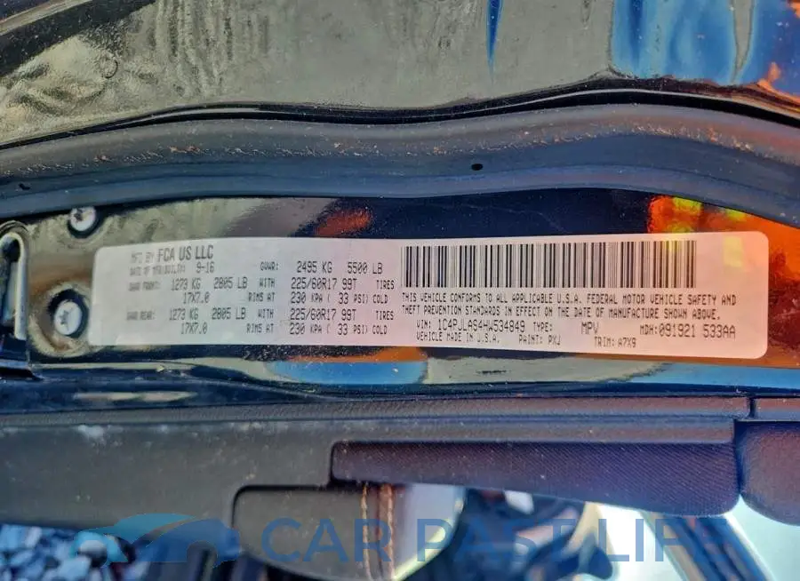 1C4PJLAS4HW534849# 13