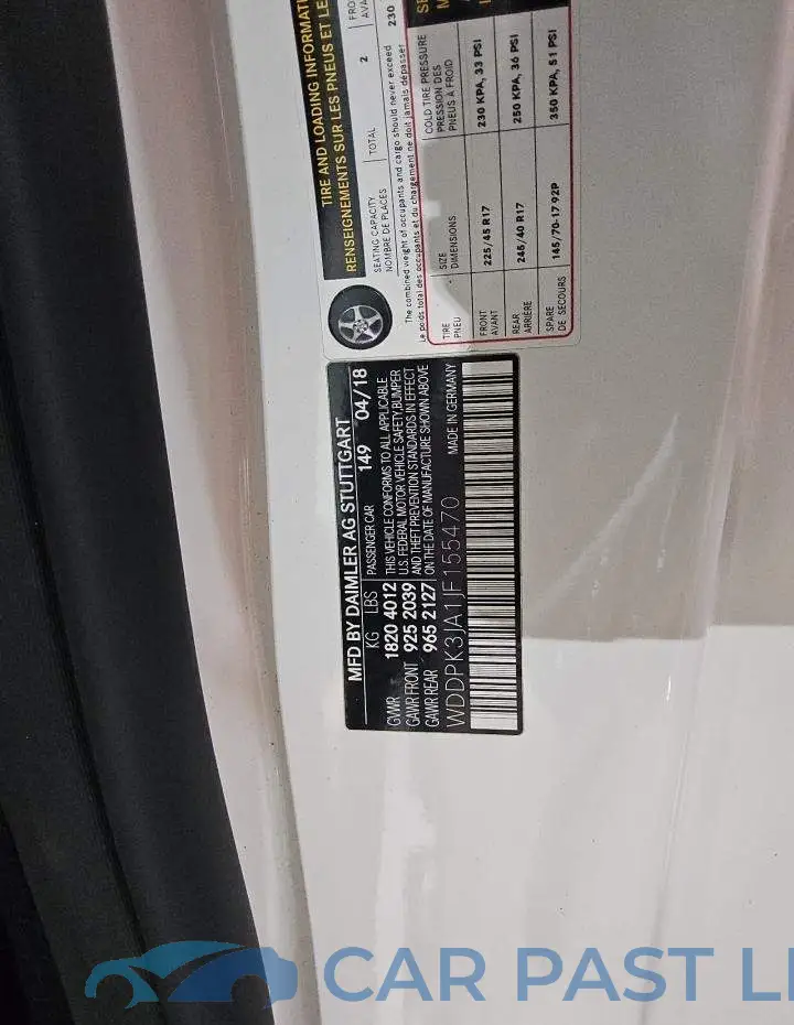 WDDPK3JA1JF155470# 12