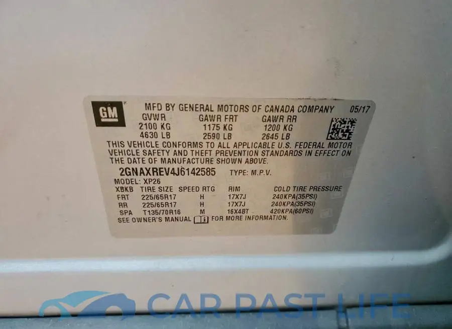 2GNAXREV4J6142585# 13