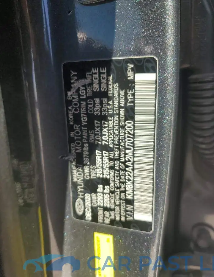 KM8K22AA2MU707200# 12