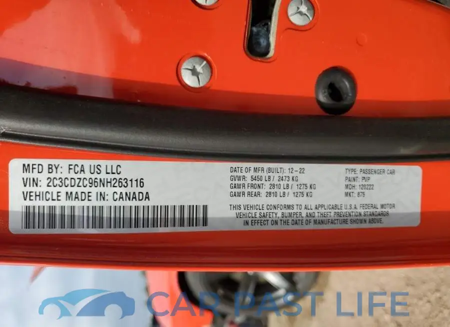 2C3CDZC96NH263116# 13